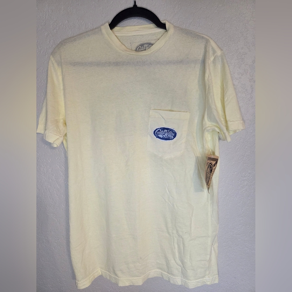 Yellow Short Sleeve Tee Classic Cotton Shirt